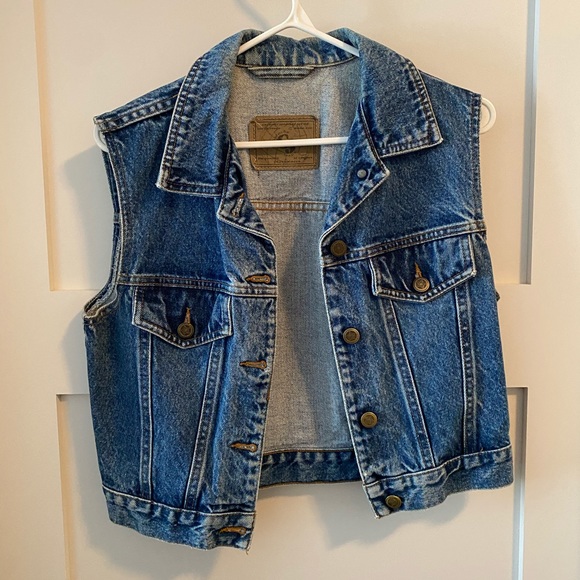 No sleeve denim vest - Picture 1 of 3
